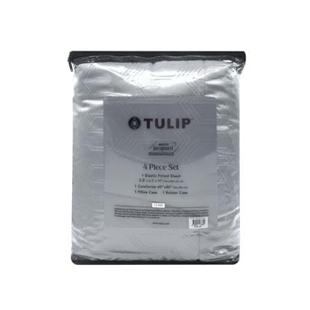 ชุดผ้าปูที่นอน 3.5 ฟุต 4 ชิ้น TULIP MICRO JACQUARD 02185-TJ001_3