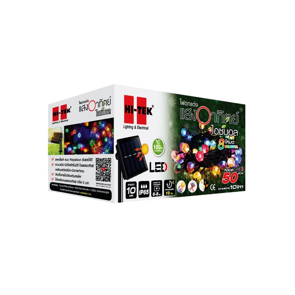 ไฟจัดสวน SOLAR HI-TEK HFSI005010 0.06 วัตต์ RGB สีดำ