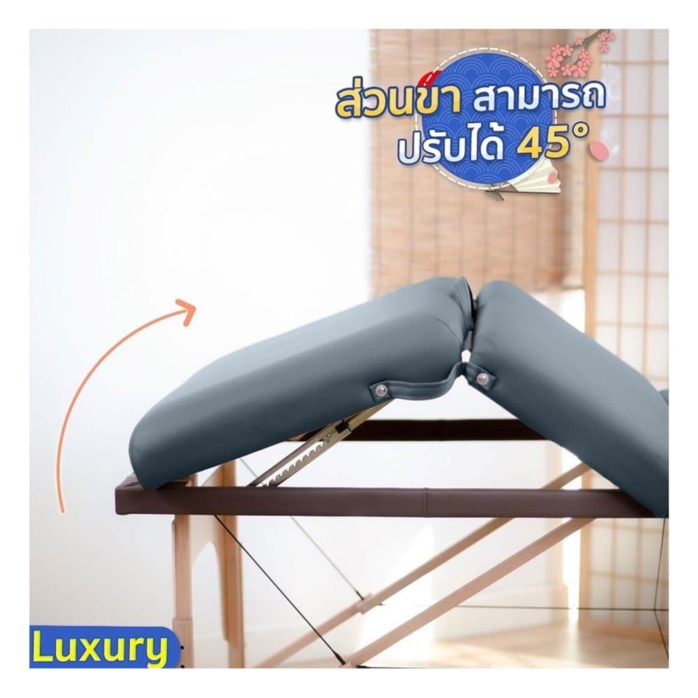 เตียงสปา EAZY CARE 70X185X63-88 ซม. สีเทา