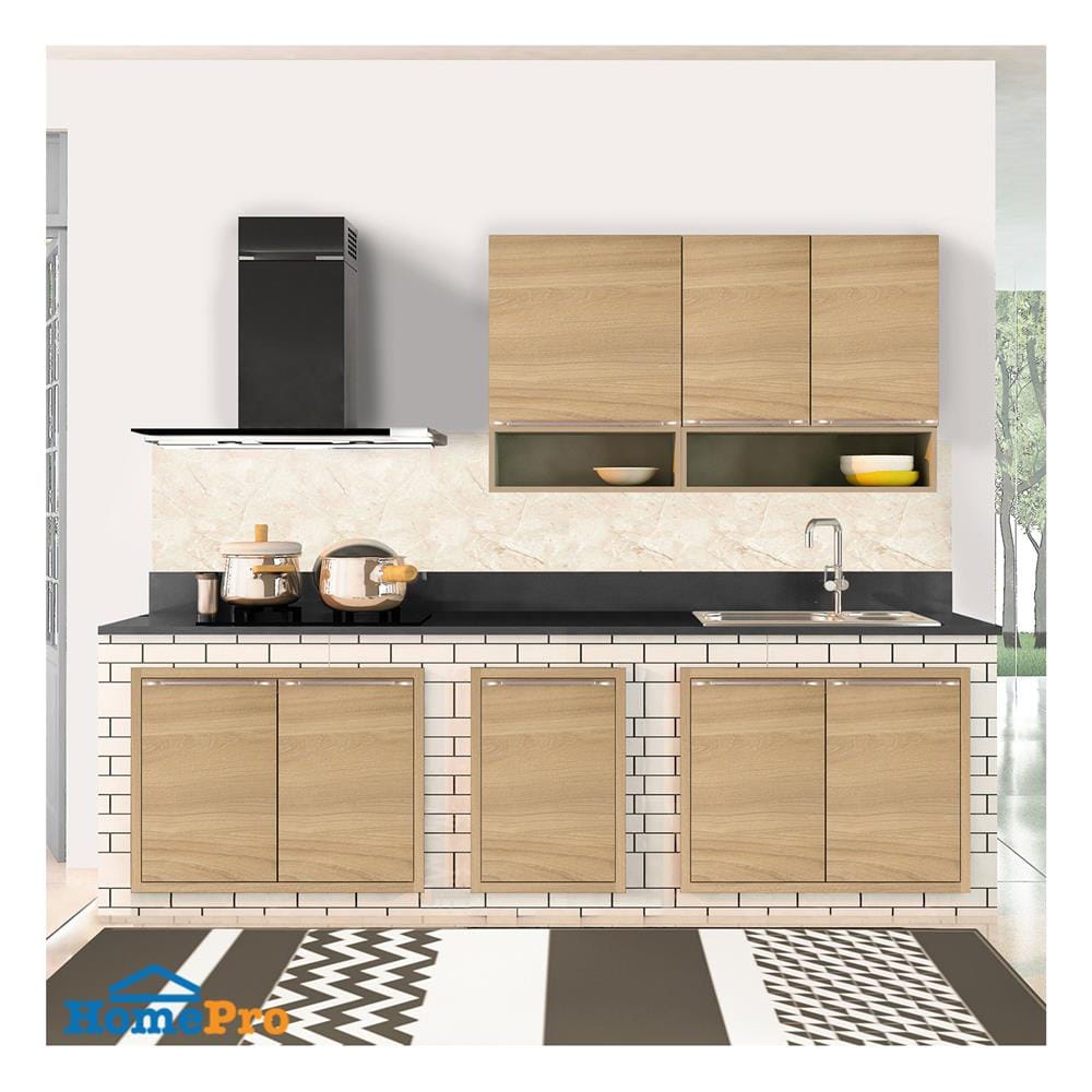 ตู้แขวนเดี่ยว KITZCHO LUCIDA 60x60 ซม. สี HONEY OAK