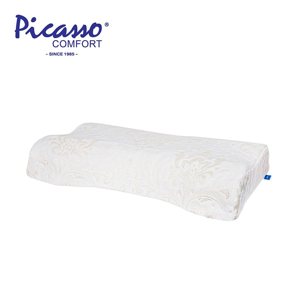 หมอนสุขภาพ เมมโมรี่โฟม PICASSO CONTOUR(C) 60x36x10 ซม. สีครีม