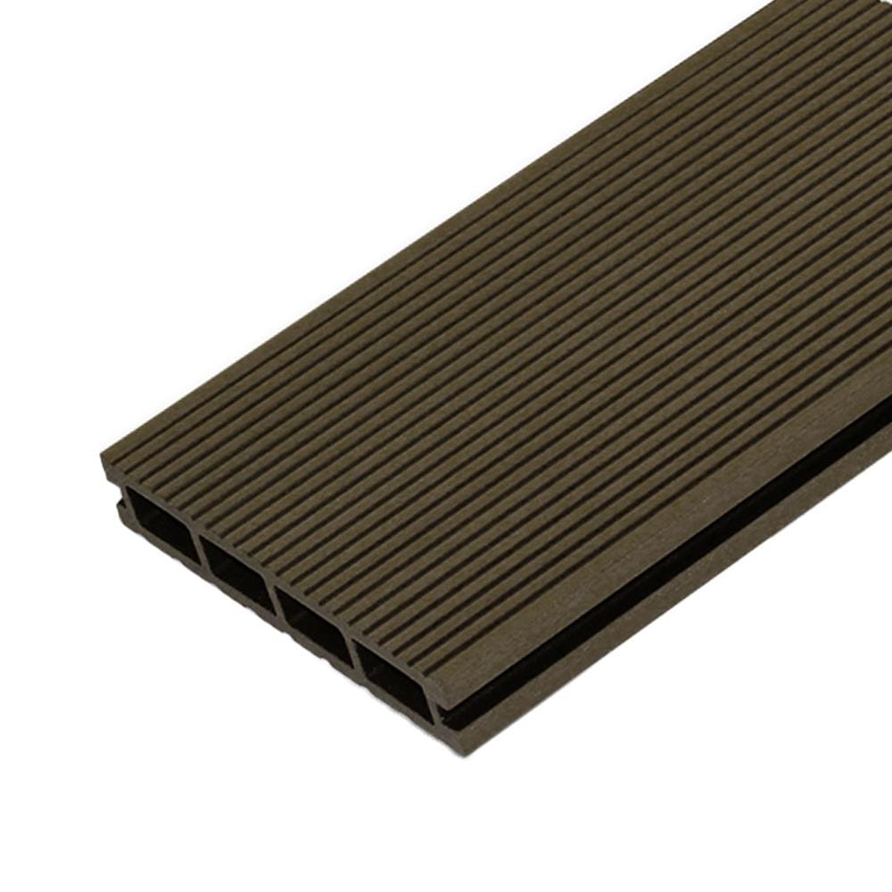 ไม้พื้นภายนอก WATSADUNIYOM 13.5X240X2.5 ซม. สีน้ำตาลเข้ม