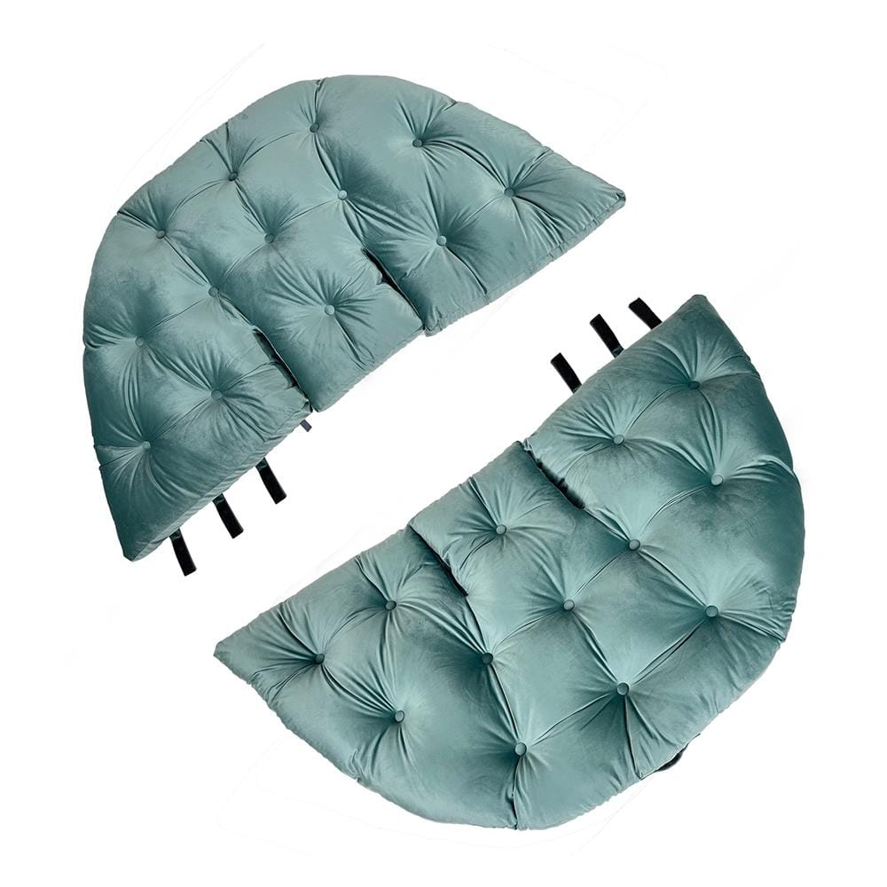 เบาะรองนั่ง HOME LIVING STYLE ROUND 34X43 นิ้ว สีเขียว