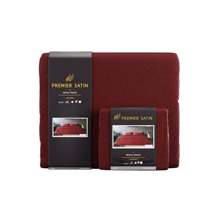 ชุดผ้าปูที่นอน 5 ฟุต 6 ชิ้น PREMIER SATIN ROYAL TOUCH SOLID SPC067_4
