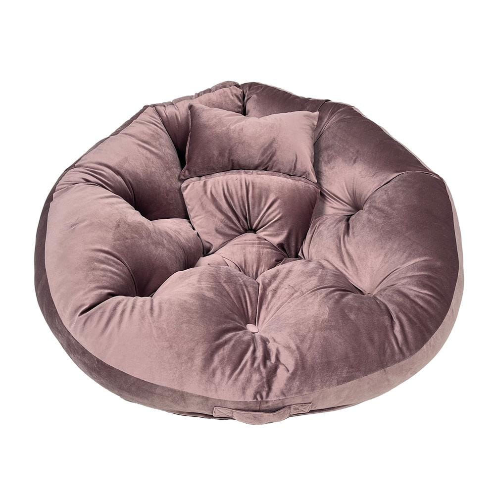 เบาะรองนั่ง HOME LIVING STYLE ROUND 34X43 นิ้ว สีน้ำตาล