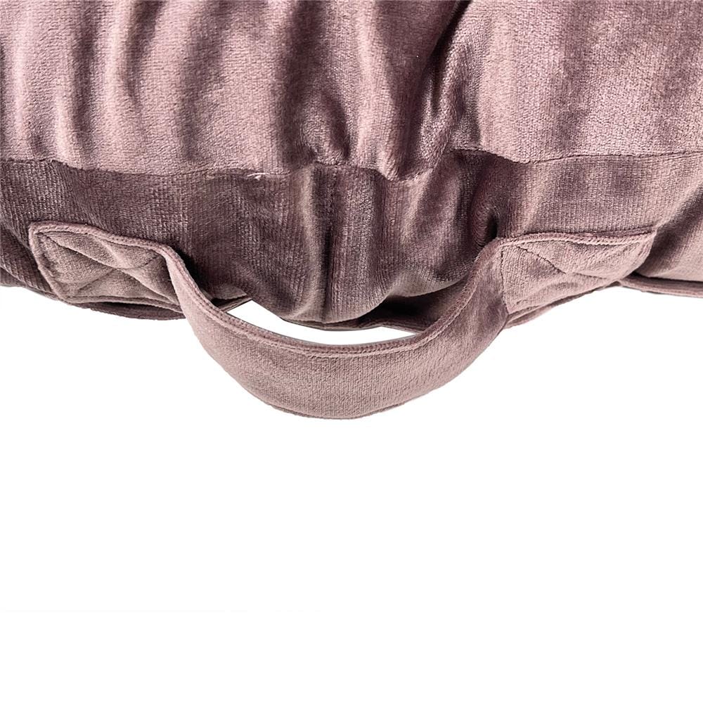 เบาะรองนั่ง HOME LIVING STYLE ROUND 34X43 นิ้ว สีน้ำตาล