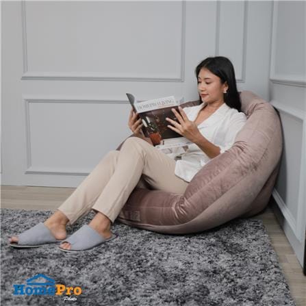 เบาะรองนั่ง HOME LIVING STYLE ROUND 34X43 นิ้ว สีน้ำตาล_6