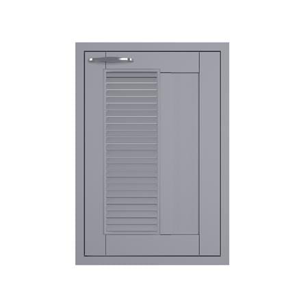 บานซิงค์เดี่ยวเกล็ดผสม KITZCHO ZOUL 46x66 ซม. สีเทา