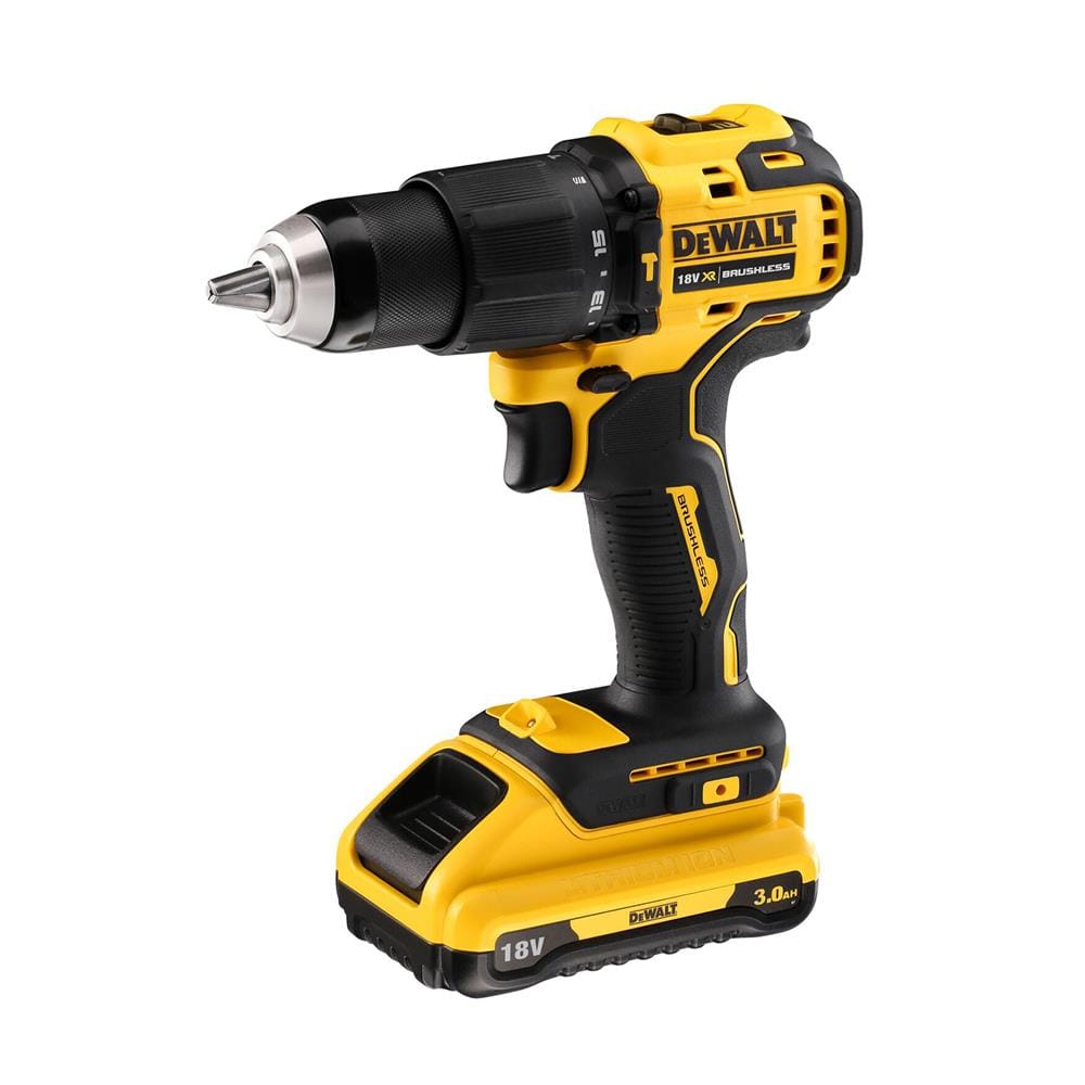 สว่านกระแทกไร้สาย (พร้อมแบตเตอรี่) DEWALT DCD709L2-B1 20 โวลต์