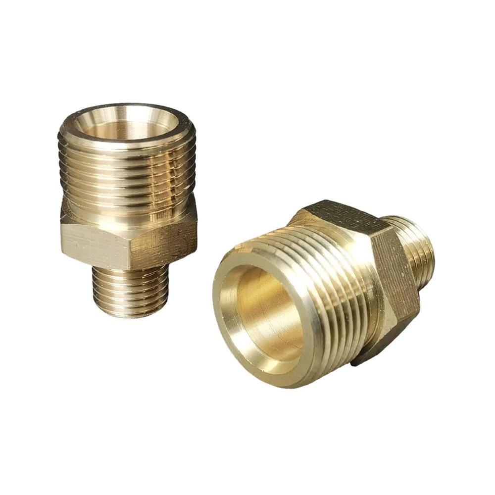 ข้อต่อทองเหลืองเครื่องฉีดน้ำ SUMO M14x1.5/M22x1.5 แกน 14 มม.