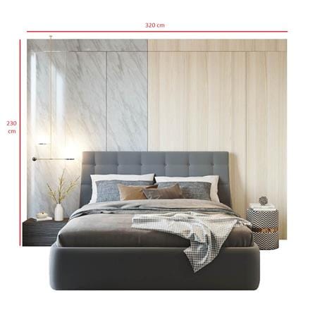 ผนังตกแต่งสำเร็จรูป SB BUILT IN 320 ซม. สี AUTUMN BROWN_2