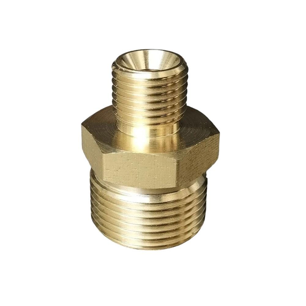 ข้อต่อทองเหลืองเครื่องฉีดน้ำ SUMO M14x1.5/M22x1.5 แกน 15 มม.