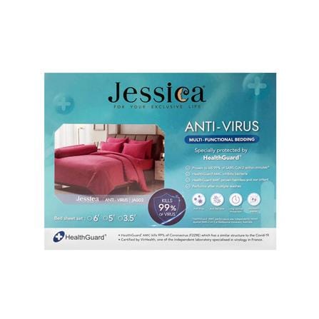 ชุดผ้าปูที่นอน 5 ฟุต 5 ชิ้น JESSICA ANTI-VIRUS 21067-JA003_3