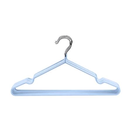 ไม้แขวนเสื้อ HANSEN แพ็ก 10 ชิ้น สีฟ้า_0
