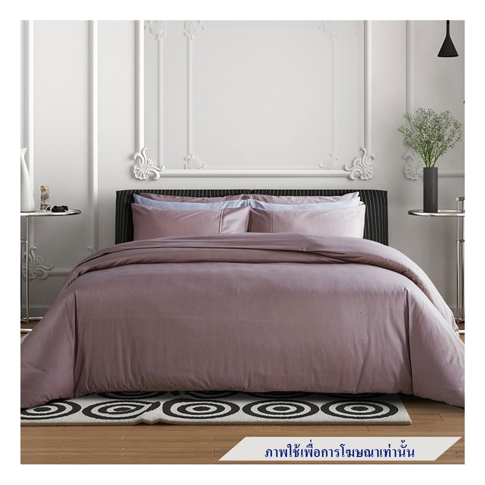 ชุดผ้าปูที่นอน 6 ฟุต 3 ชิ้น PREMIER SATIN ROYAL TOUCH SOLID SPC072