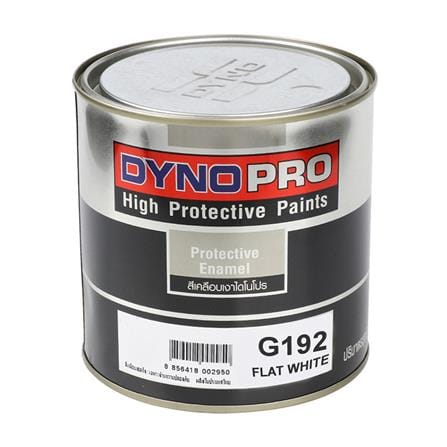สีน้ำมันเคลือบเงา DYNO PRO G192 สีขาว ด้าน 0.9 ลิตร_0