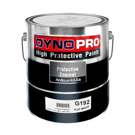 สีน้ำมันเคลือบเงา DYNO PRO G192 สีขาว ด้าน 1 แกลลอน_0