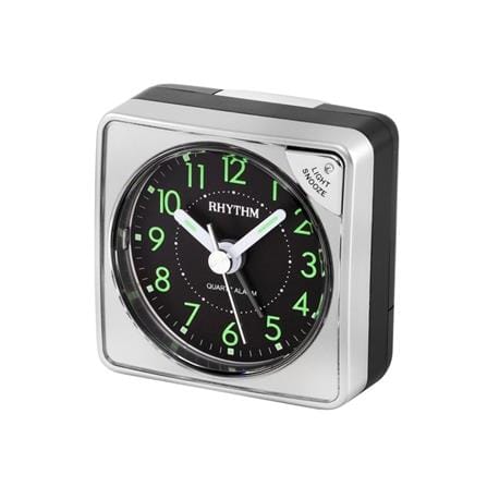 นาฬิกาตั้งโต๊ะพลาสติก RHYTHM CRE211NR66 2X2 นิ้ว ส...