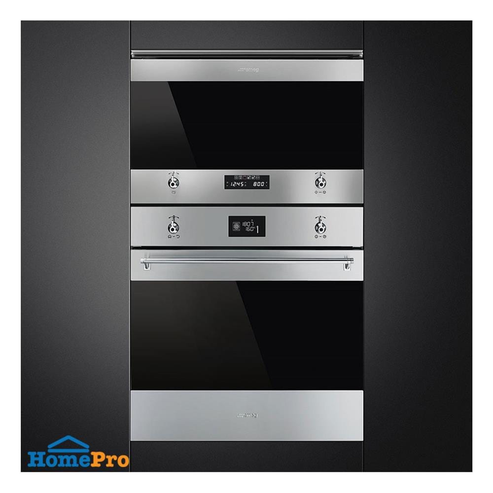 ไมโครเวฟ+เตาอบ SMEG MP322X1+SO6302TX