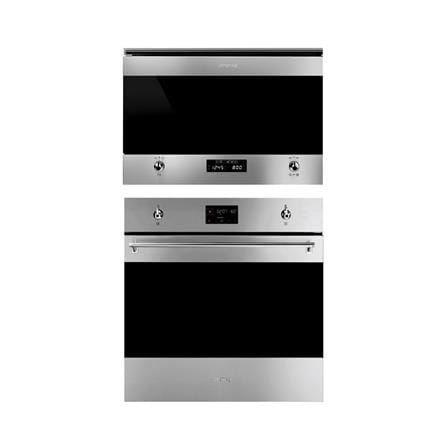 ไมโครเวฟ+เตาอบ SMEG MP322X1+SO6302TX_0