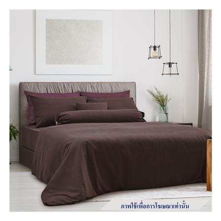 ชุดผ้าปูที่นอน 5 ฟุต 6 ชิ้น FACINO SOLID SF067_0