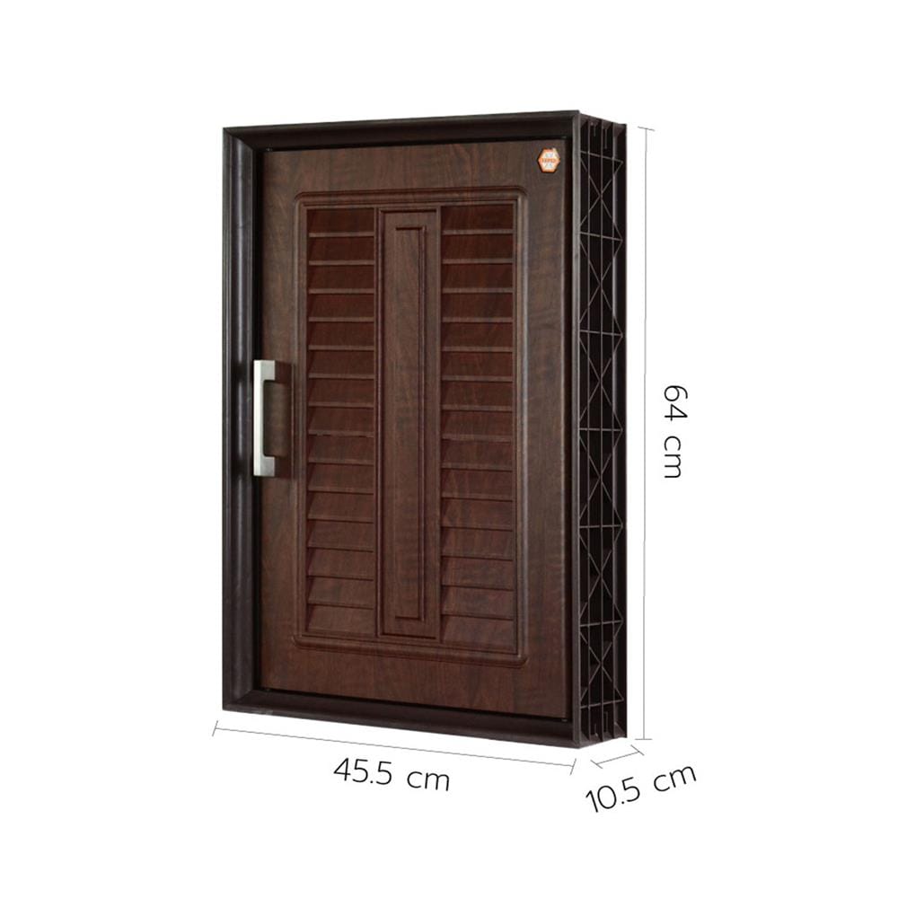 บานซิงค์เดี่ยว SUPPER L2 45.4x64 ซม. สีไม้แดง