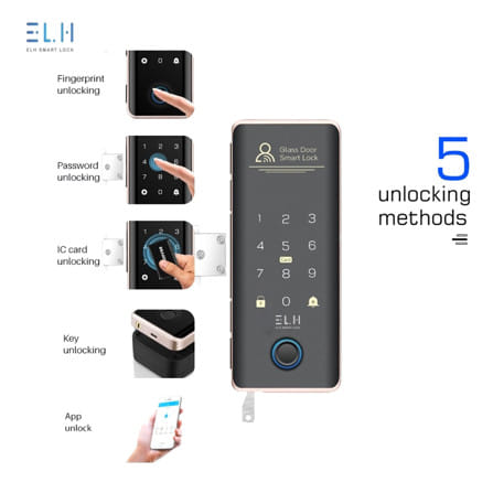 กลอนดิจิตอล  ELH ELH C100 BK สีดำ_3