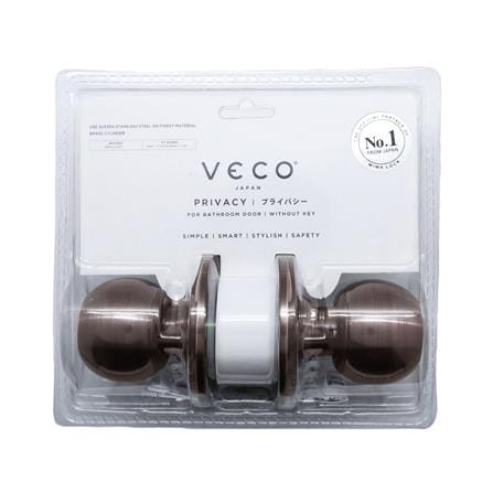 ลูกบิดประตู หัวกลม VECO 2871-ML-ET สีทองแดงรมดำ_1