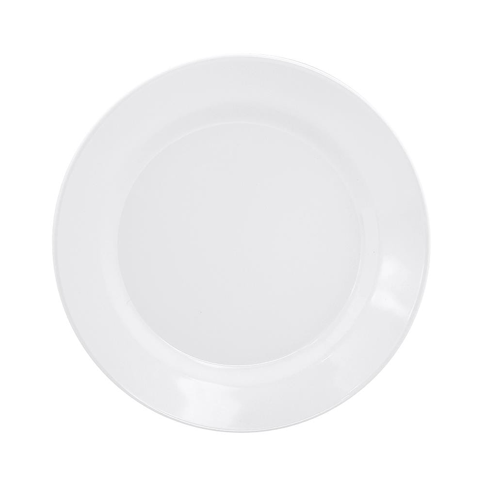 จานเมลามีนตื้น 8 นิ้ว BEST BUY CLASSIC สีขาว