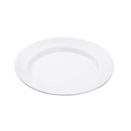 จานเมลามีนตื้น 8 นิ้ว BEST BUY CLASSIC สีขาว