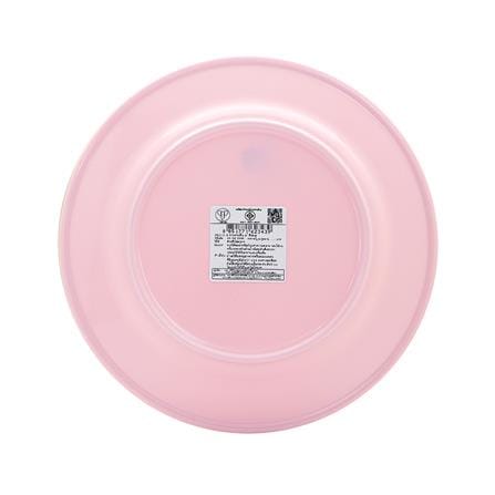 จานเมลามีนตื้น 8 นิ้ว BEST BUY CLASSIC สีชมพู_2