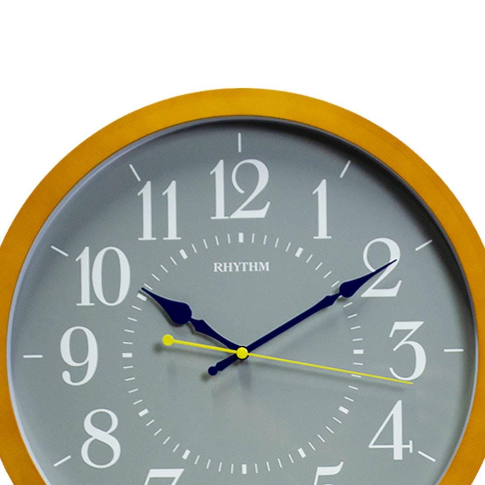นาฬิกาแขวน RHYTHM CMG139NR07 13 นิ้ว สีน้ำตาล