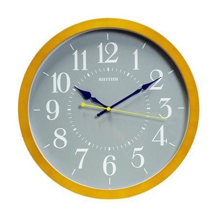 นาฬิกาแขวน RHYTHM CMG139NR07 13 นิ้ว สีน้ำตาล_0