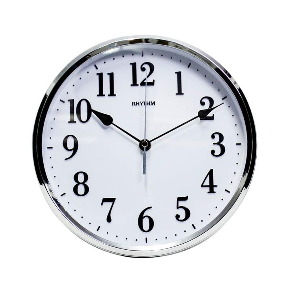 นาฬิกาแขวน RHYTHM CMG608NR19 10 นิ้ว สีขาว