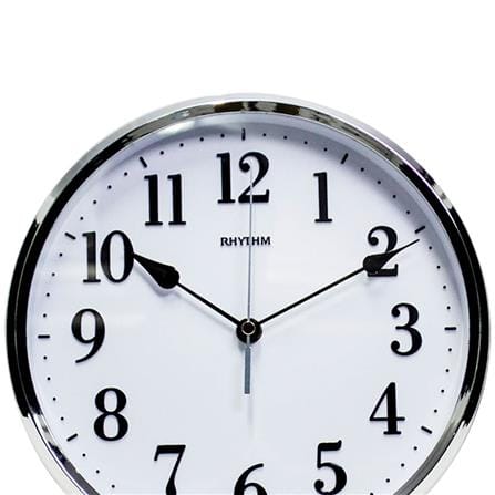 นาฬิกาแขวน RHYTHM CMG608NR19 10 นิ้ว สีขาว_1
