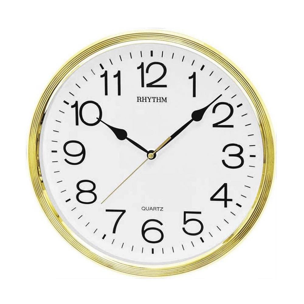 นาฬิกาแขวน RHYTHM CMG734CR18 12 นิ้ว สีทอง
