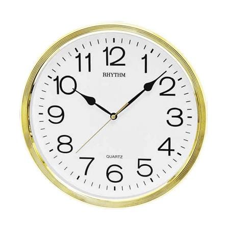 นาฬิกาแขวน RHYTHM CMG734CR18 12 นิ้ว สีทอง_0