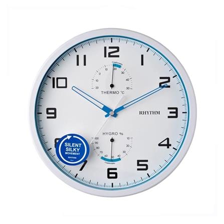 นาฬิกาแขวน RHYTHM CFG722NR03 10 นิ้ว สีขาว_0