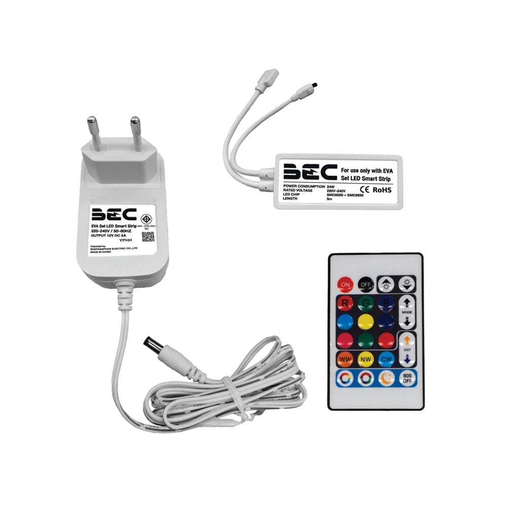ไฟเส้น LED BEC 24 วัตต์ DAYLIGHT/WARM WHITE/RGB