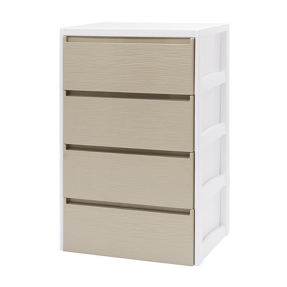 ตู้ลิ้นชัก 4 ชั้น STACKO SARU 61X46X92 ซม. สีขาว