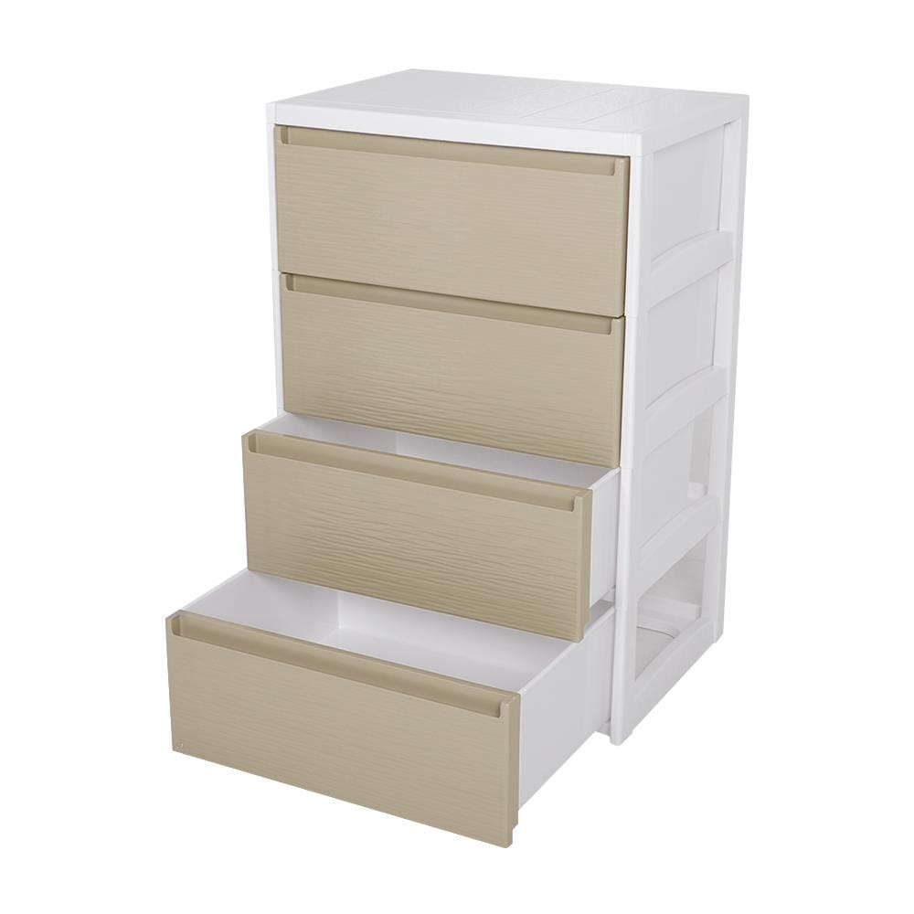 ตู้ลิ้นชัก 4 ชั้น STACKO SARU 61X46X92 ซม. สีขาว