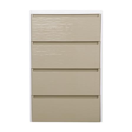 ตู้ลิ้นชัก 4 ชั้น STACKO SARU 61X46X92 ซม. สีขาว_1
