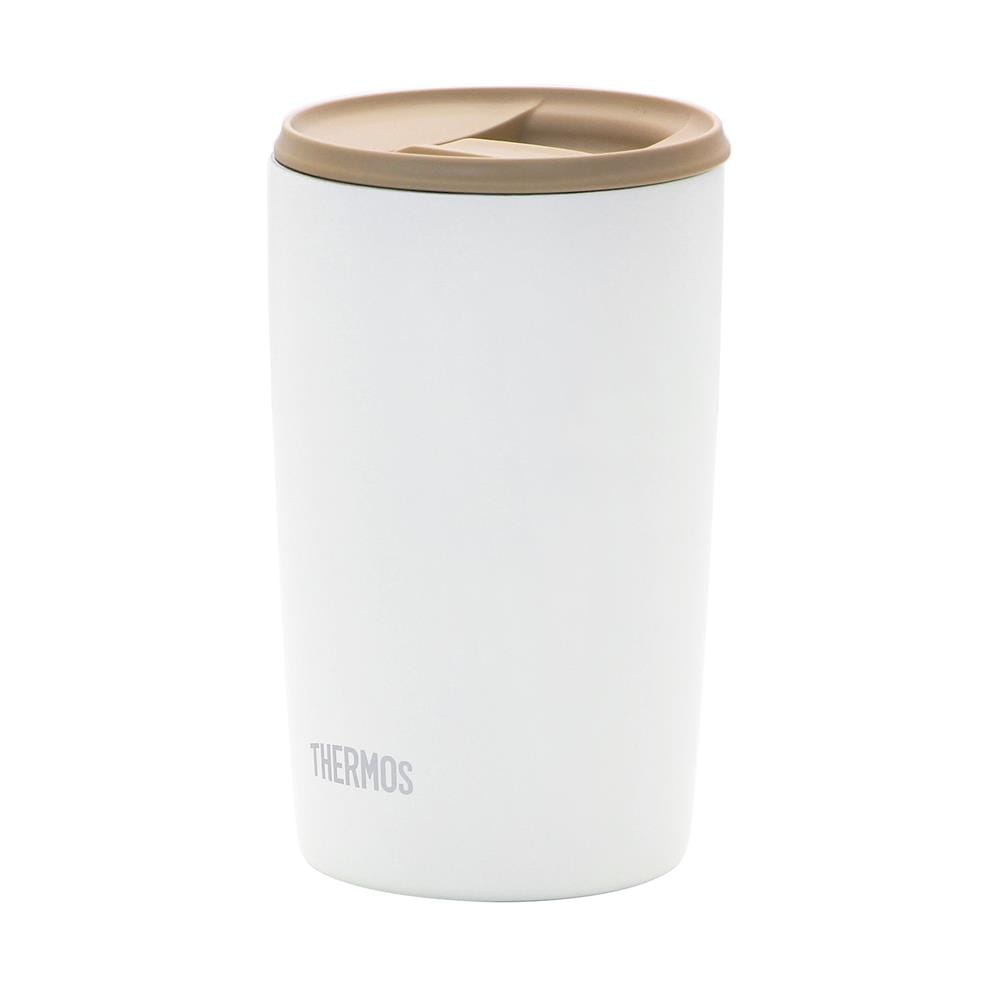 ถ้วยน้ำสุญญากาศพร้อมฝา THERMOS JDP-400 0.4 ลิตร สีขาว