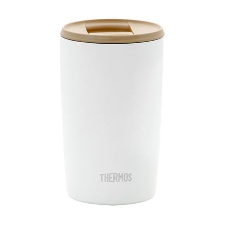 ถ้วยน้ำสุญญากาศพร้อมฝา THERMOS JDP-400 0.4 ลิตร สีขาว_0