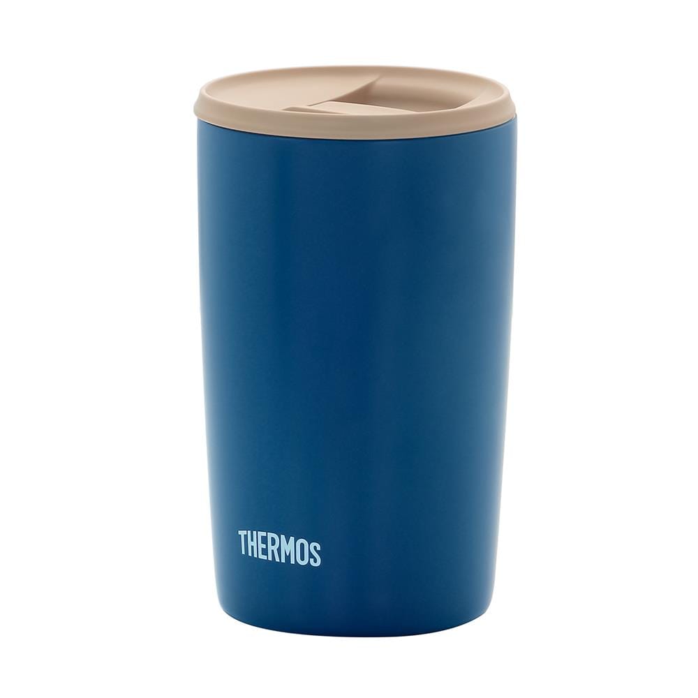 ถ้วยน้ำสุญญากาศพร้อมฝา THERMOS JDP-400 0.4 ลิตร สีน้ำเงิน