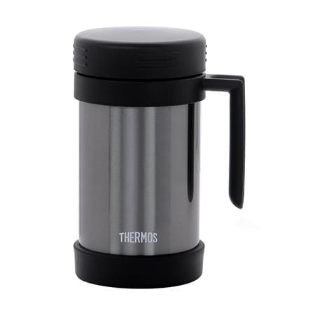ถ้วยน้ำสุญญากาศพร้อมฝา THERMOS JMF-500S 0.47 ลิตร สีดำ_0
