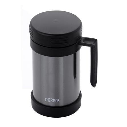 ถ้วยน้ำสุญญากาศพร้อมฝา THERMOS JMF-500S 0.47 ลิตร สีดำ_2