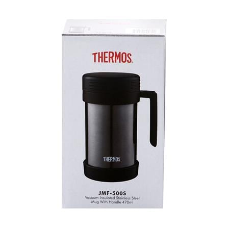 ถ้วยน้ำสุญญากาศพร้อมฝา THERMOS JMF-500S 0.47 ลิตร สีดำ_4