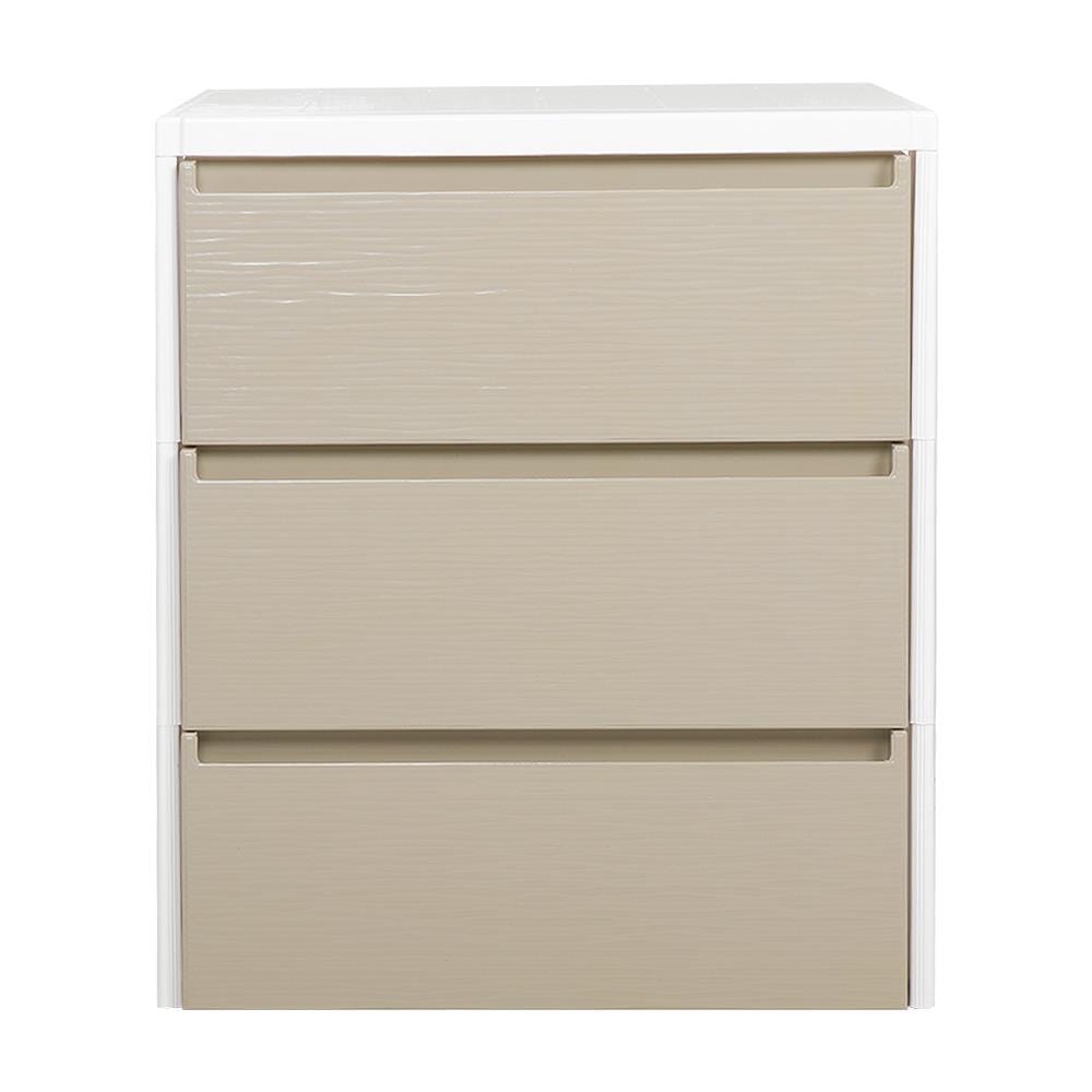 ตู้ลิ้นชัก 3 ชั้น STACKO SARU 61X46X70 ซม. สีขาว