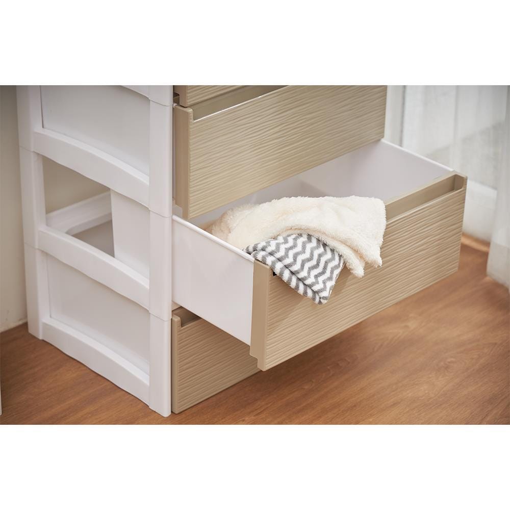 ตู้ลิ้นชัก 3 ชั้น STACKO SARU 61X46X70 ซม. สีขาว